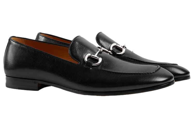 Gucci Horsebit Loafers 'Black Silver' 649479-0G0V0-1000