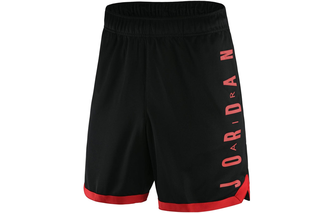 Men's Air Jordan SS22 Alphabet Logo Breathable Quick Dry Elastic Waistband Sports Shorts Black DQ5917-010