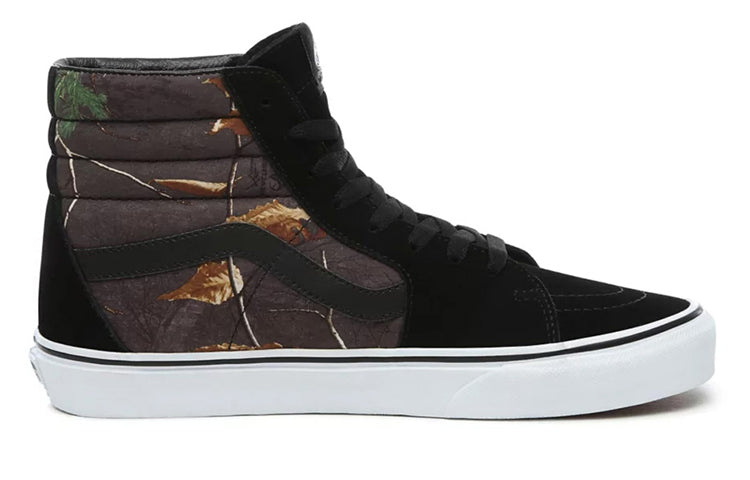 Realtree Xtra x Vans SK8-HI Crossover Casual Skateboarding Shoes Unisex Black White VN0A4BV6TGO