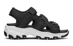 (GS) Skechers D'lites Shoes 'Black White' 998213L-BLK