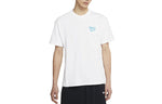 Nike Miami Logo Embroidered Sports Round Neck Basketball Short Sleeve White DB5951-100