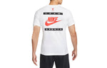 Nike Printing Logo Solid Color Round Neck Short Sleeve White DJ2729-100