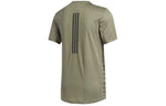 adidas Soccer/Football Training Sports Round Neck Short Sleeve Green FM2101