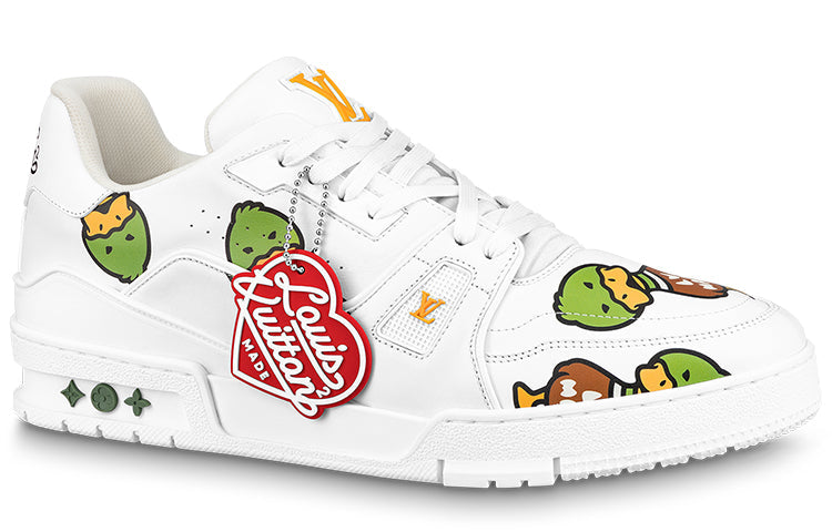LOUIS VUITTON x Nigo Trainers 'White with Duck Monogram' 1A9JBW