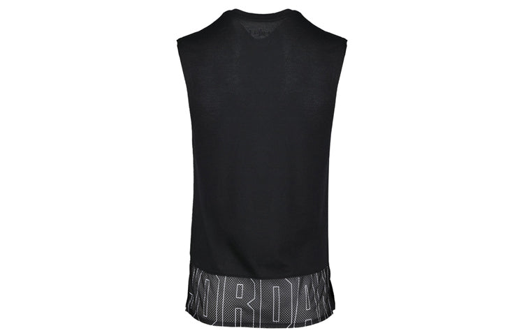 Air Jordan Basketball Training Sports Sleeveless Vest Black CJ4576-010