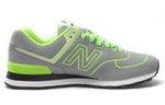 New Balance 574 Neon Lights Sneakers Grey/Green ML574NEY