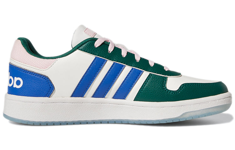 (WMNS) adidas Hoops 2.0 'White Green' GW3368