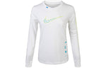 (WMNS) Nike Sportswear Round Neck Long Sleeves Casual White CV9174-100