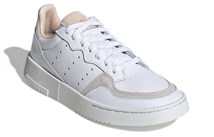 (GS) adidas Supercourt J 'White Brown' EE8795