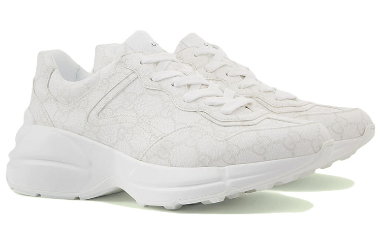 (WMNS) Gucci Rhyton 'White Monogram' 703192-KGD00-9000