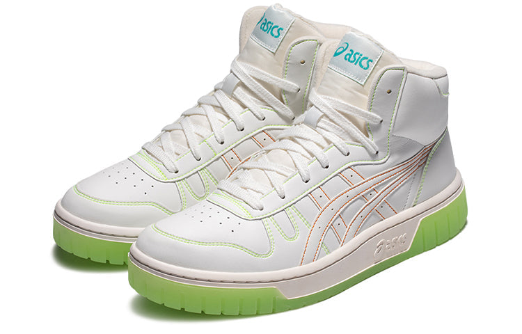 ASICS Unisex Court Mz-Hi High-top Sneakers White/Green 1203A177-100
