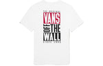 Vans Alphabet Printing Short Sleeve Couple Style White VN0A4MM5WHT