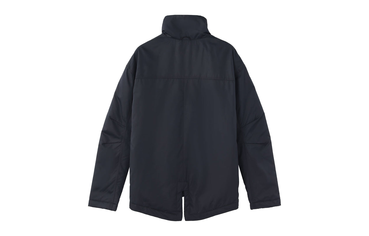 Men's Nike Stand Collar Training Sports Thermal Cotton Black Jacket DA6697-010