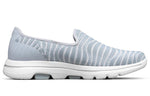 (WMNS) Skechers Go Walk 'Light Silver Grey' 124164-GRY