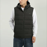 adidas Helionic Vest Stay Warm hooded Down Vest Brown GD4729