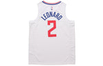 Nike NBA Quick Dry Sports Basketball Jersey/Vest SW Fan Edition 2020 Season Los Angeles Clippers Leonard 2 White CW3594-100