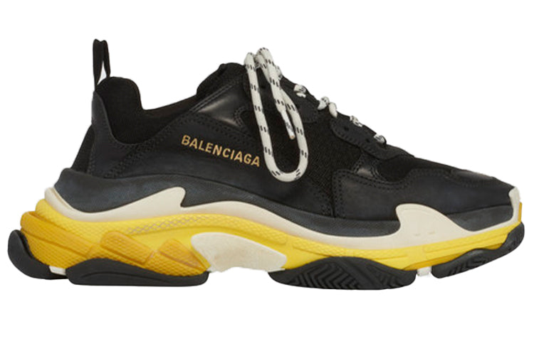 Balenciaga Triple S Sneaker 'Black Yellow' 534162W09OG1087