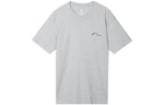 Men's Nike SB Back Graffiti Funny Pattern Printing Round Neck Short Sleeve Light Grey T-Shirt DR7768-050
