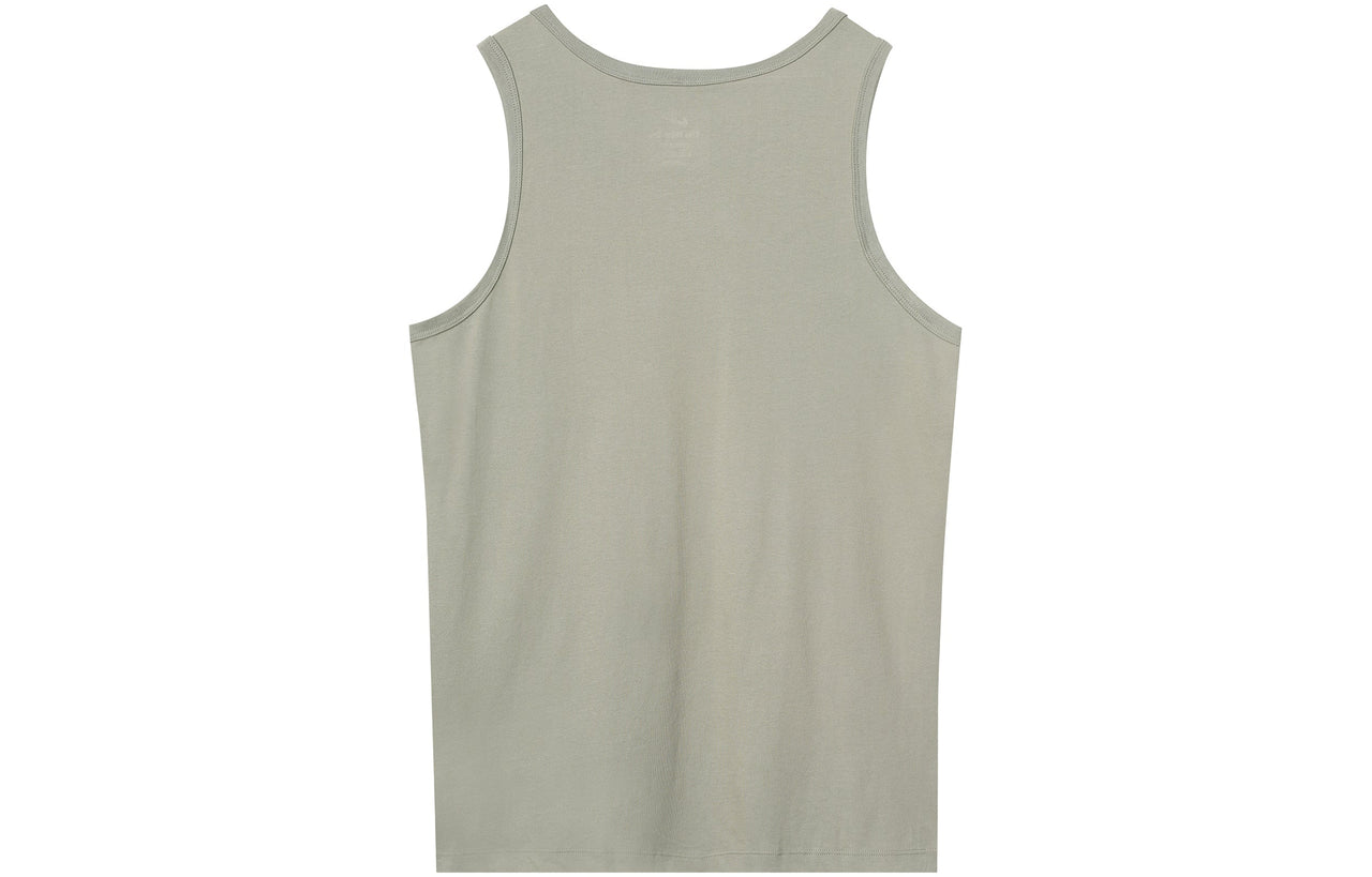 Men's Nike As Nk Df Tank Dfc Solid Solid Color Quick Dry Breathable Running Basketball Training Light Army Green Vest AR6070-320