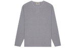 Fear of God Essentials FW20 Long Sleeve Henley Tee 'Grey' FOG-FW20-179