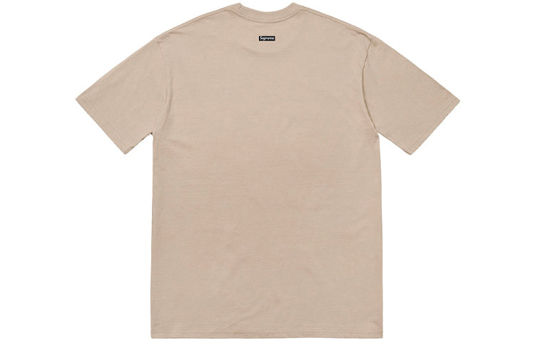 Supreme FW18 Marvin Gaye Tee Clay Character Printing Short Sleeve Unisex Khaki SUP-FW18-1173