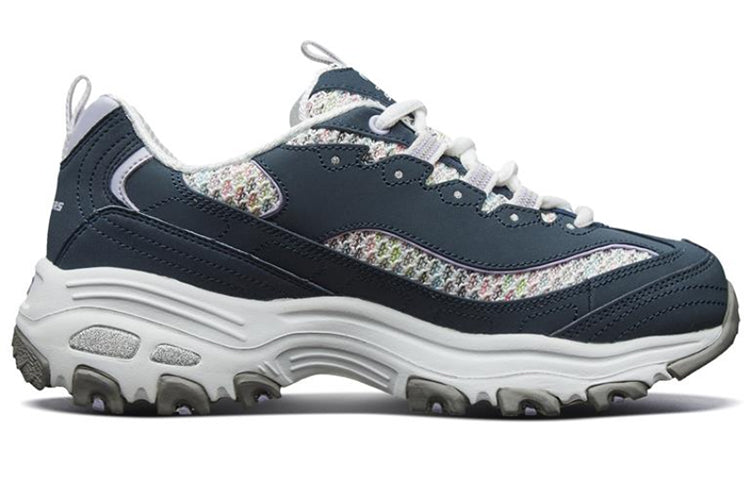 (WMNS) Skechers D'lites 1.0 Blue/White 13144-NVW