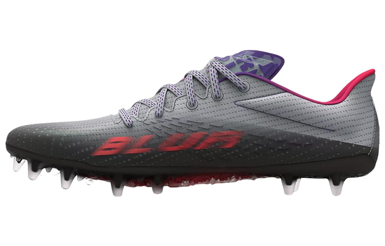 (WMNS) Under Armour Blur Smoke MC Football Cleats 'Grey Black' 3025123-100
