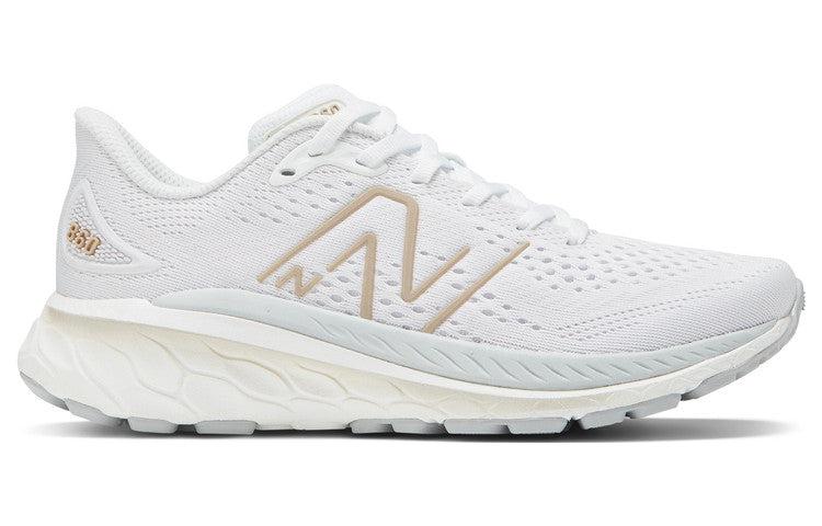 (WMNS) New Balance Fresh Foam X 860 V13 'White Light Gold Metallic' W860W13
