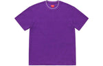 Supreme SS19 Stripe Rib Waffle Top Short Sleeve Unisex Purple SUP-SS19-10279