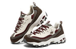 (WMNS) Skechers D'Lites 1.0 'Wine Red Brown' 149906-BUGY