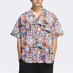 adidas originals KT CO AOP SHIRT Athleisure Casual Sports Short Sleeve Couple Style Printing HR6458