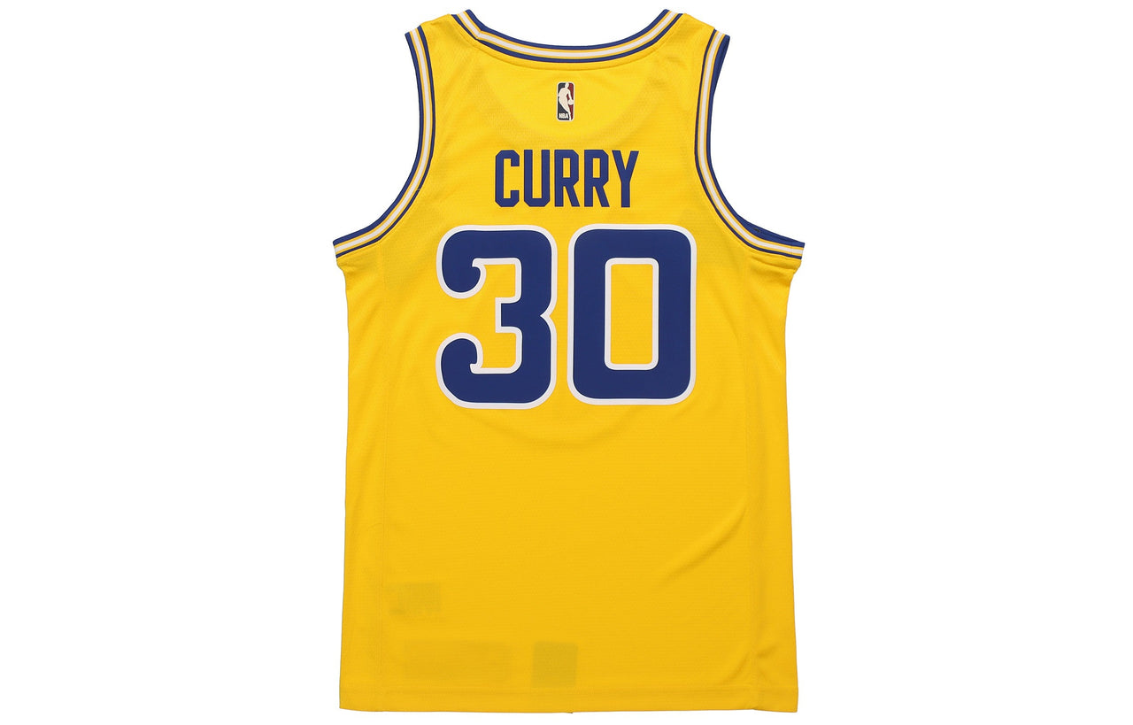 Nike Classic Edition Swingman Connected Jersey NBA golden state warriors stephen curry Yellow AJ3878-728
