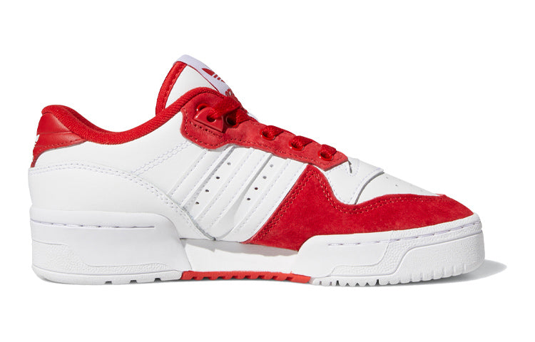 (GS) adidas Rivalry Low J 'White Red' FV4948