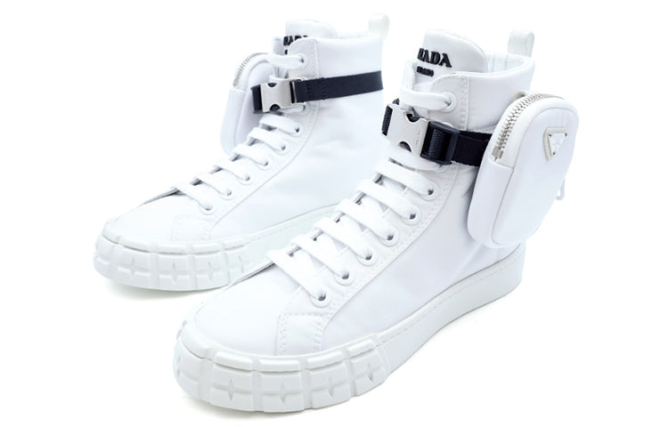 (WMNS) PRADA Wheel Re-Nylon Hight Sneakers 'Off White' 1T551M_3LFV_F0009