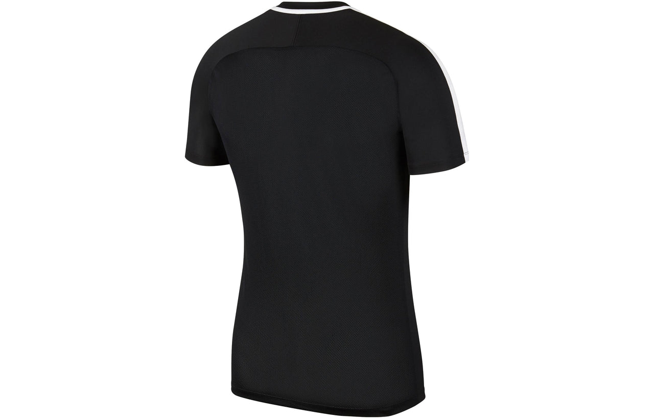 Nike Football Training Knitted Quick-drying Sports Short Sleeve Comfortable Breathable T-shirt 'Black' AT3029-010