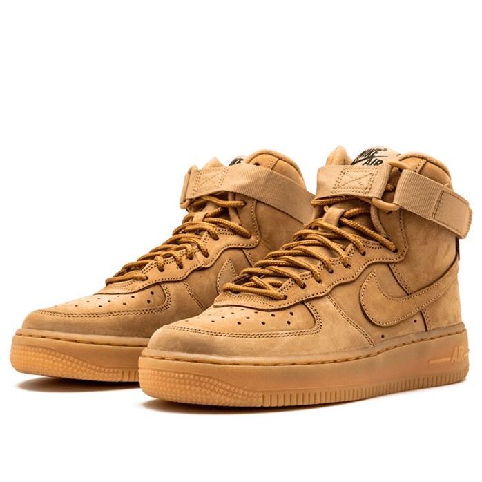 (GS) Nike Air Force 1 High LV8 'Flax' 807617-200