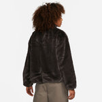(WMNS) Nike Oversized Swoosh Logo Jacket Asia Sizing 'Velvet Brown' DO3792-220