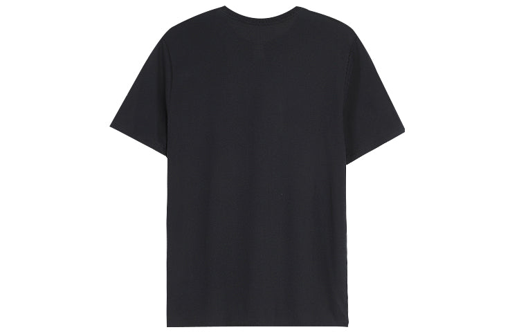 Air Jordan Logo Sports Round Collar Short Sleeves Tee 'Black' 840395-010