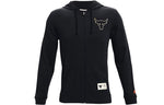 Under Armour Project Rock Leisure Running Training Sports Jacket Men's Black 1360736-001