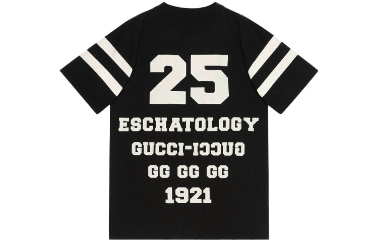 Gucci SS21 1921 Series Alphabet Printing T-Shirt 'Black' 660744-XJDKK-1289