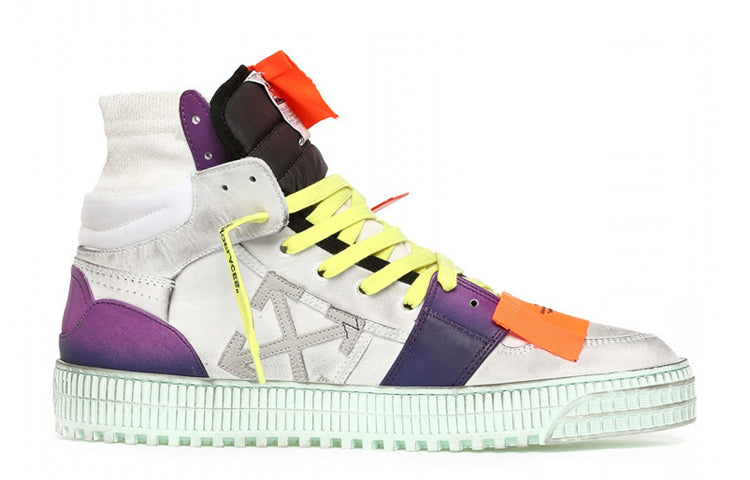 Off-White Court leather sneakers OMIA065F198000390128