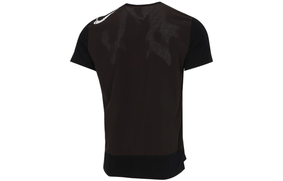 Nike Dri-FIT Running Training Quick Dry Breathable Round Neck Short Sleeve Black DD1968-010
