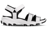 (WMNS) Skechers D'Lites Sandal GS Black/White 31514-WBK