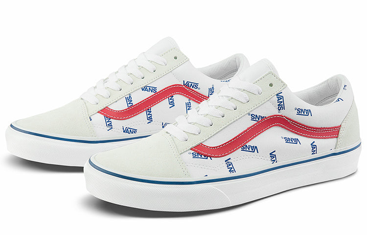 Vans Old Skool 'All Over Logo - White' VN0A3WKT9M9