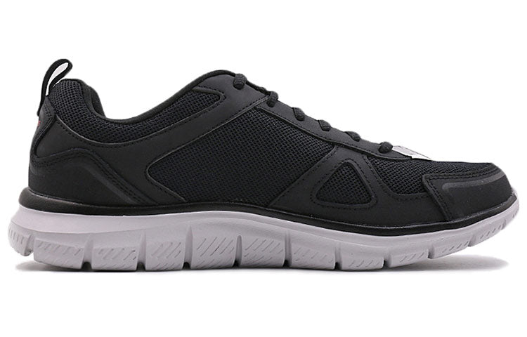 Skechers Track Low-Top Running Shoes Black 52631-BKRD