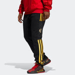 adidas Cny Rose Pant Logo Stripe Basketball Sports Long Pants Black GN5368
