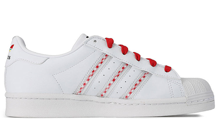 adidas originals Superstar 'White Red Black' FZ2822