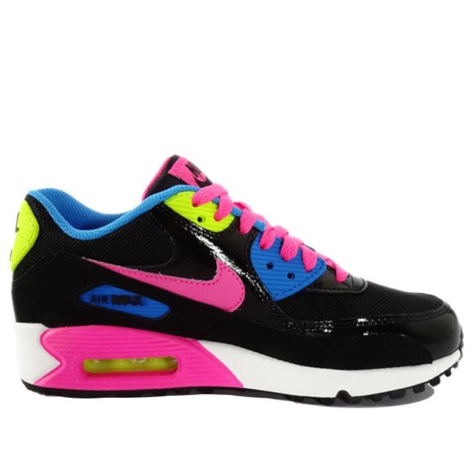 (GS) Nike Air Max 90 Mesh 'Black' 724855-004