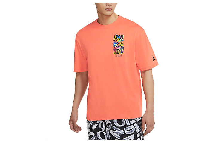 Nike AS Men's J ZION DF SS Tee TURF Orange DH0593-842