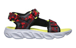 Skechers Hypno Splash Velcro Open Toe Big Boys Red Sandals 400077L-BKRD